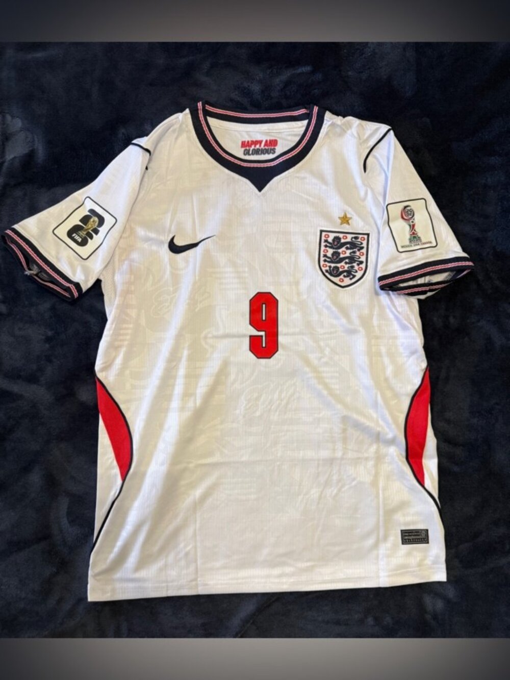 England Home 2026 World Cup Soccer Jersey #kane 9 #Adult size #NWT
